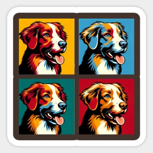 Nova Scotia Duck Tolling Retriever Pop Art - Dog Lovers Sticker